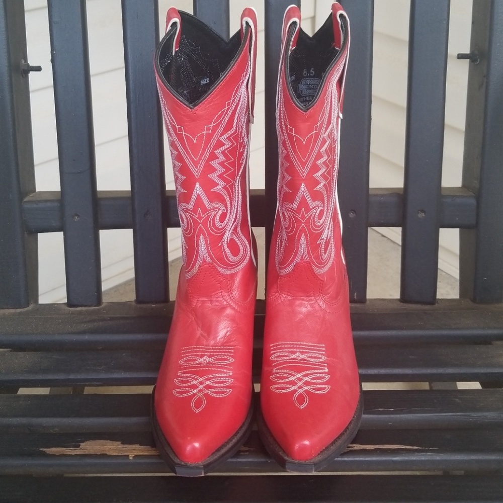 Red Cowgirl Boots